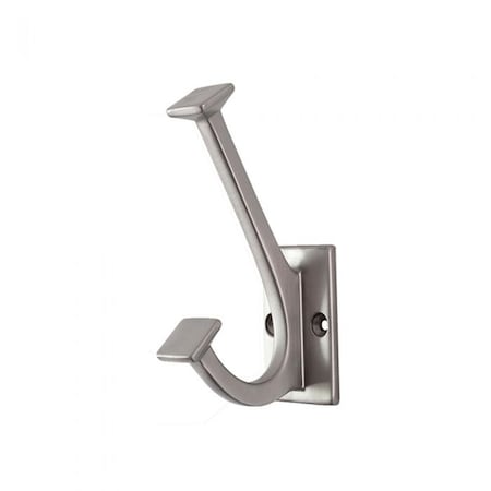 Wall-To-Wall 4.875 in. Skylight Double Long Hook, Stainless Steel WA1772032